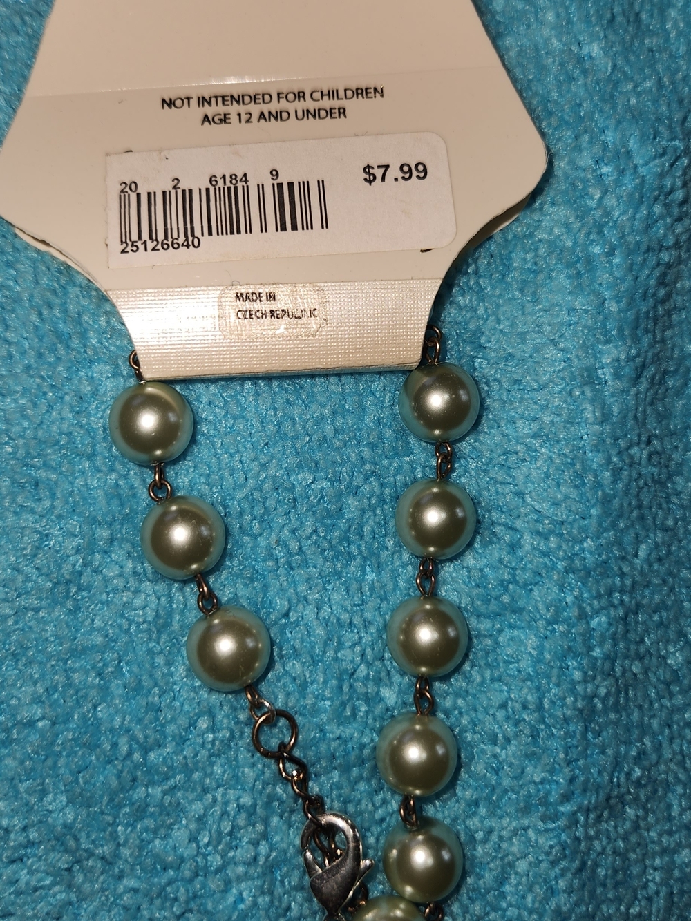Green Pearl-Style Beaded Bracelet - Women Jewelry. NWT